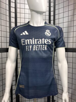 Real Madrid Away Black Player Version Jersey 2025/26
