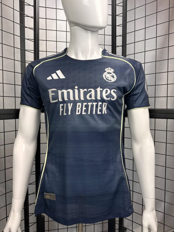 Real Madrid Away Black Player Version Jersey 2025/26