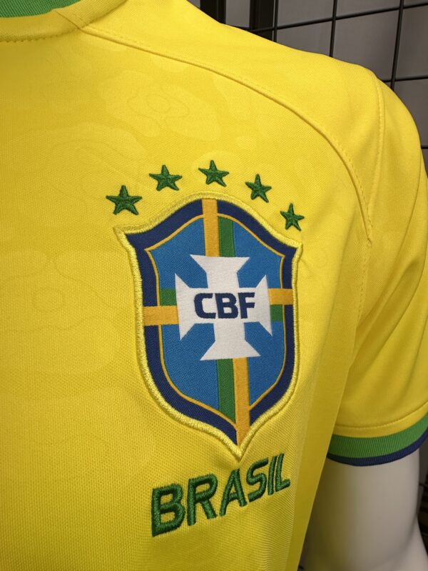 Brazil Home Player Version Soccer Jersey 2024 - Yellow